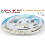 Tira LED Flexible 24V 14W/mt 120 Led/mt SMD 2835 IP20 Especial Panadería, Serie Profesional, venta por metros Tira LED Flexible 24V 14W/mt 120 Led/mt SMD 2835 IP20 Especial Panadería, Serie Profesional, venta por metros